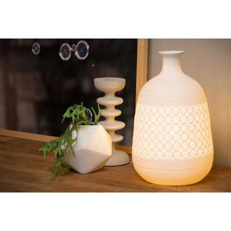 TIESSE - Lampe de table - Ø 18,6 cm - 1xE14 - Blanc