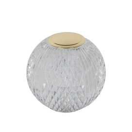 CINTRA - Lampe de table Rechargeable - Batterie/Piles - Ø 9 cm - LED Dim. - 1x1,5W 2700K - 3 StepDim - Transparent 2