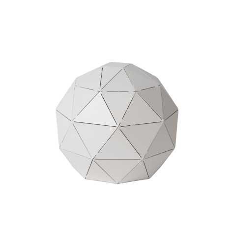 OTONA - Lampe de table - Ø 25 cm - 1xE27 - Blanc