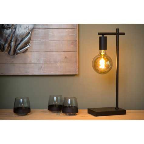 LEANNE - Lampe de table - 1xE27 - Noir