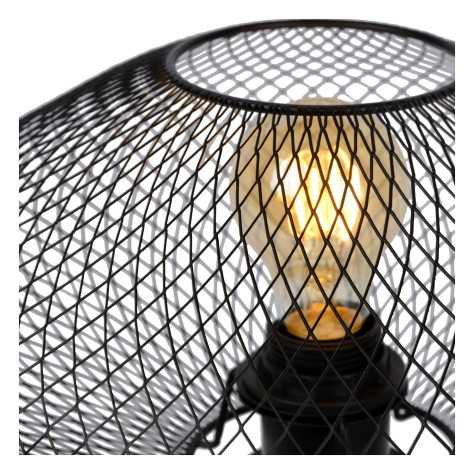 MESH - Lampe de table - Ø 30 cm - 1xE27 - Noir