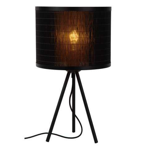 TAGALOG - Lampe de table - Ø 26 cm - 1xE27 - Noir