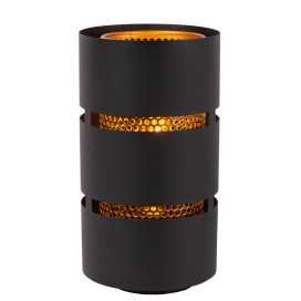 ROSAS - Lampe de table - Ø 16 cm - 1xE27 - Noir