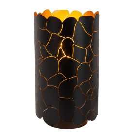 ALMELO - Lampe de table - Ø 15 cm - 1xE27 - Noir