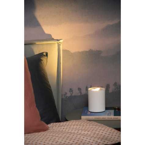 TUBE - Lampe de table - Ø 9,6 cm - LED Dim. - GU10 - 1x5W 2600K/2800K - 3 StepDim - Blanc