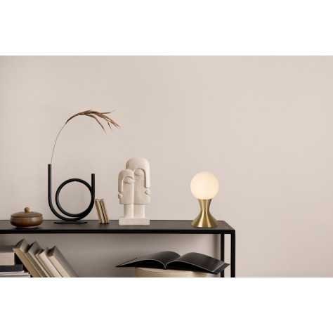 MOYA - Lampe de table - Ø 12 cm - 1xG9 - Or Mat / Laiton