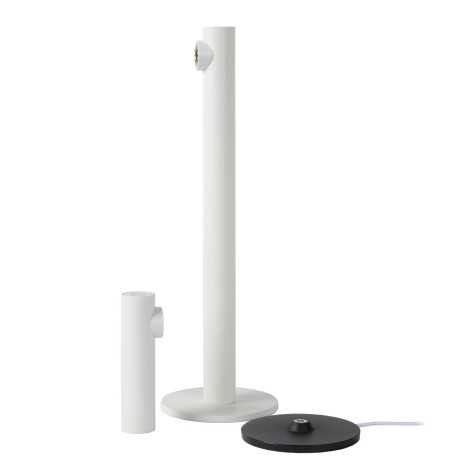 ANTRIM - Lampe de table Intérieur/Extérieur Rechargeable - Batterie/Piles - LED Dim. - 1x2,2W 2700K - IP54 - Avec stati
