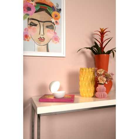 CLIPPER - Lampe de table Rechargeable - Batterie/Piles - Ø 12 cm - LED - 1x2,2W 2700K - Blanc