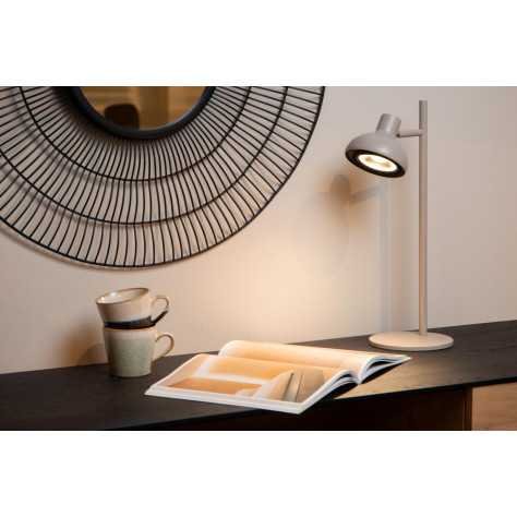 SENSAS - Lampe de table - Ø 18 cm - 1xGU10 (ES111) - Crème