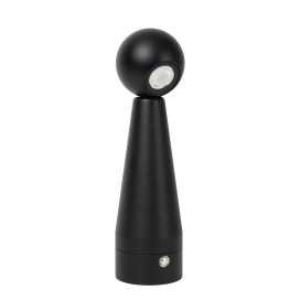 IPSOS - Lampe de table Rechargeable - Batterie/Piles - LED Dim to warm - 1x3W 3000K/3200K - Noir 2