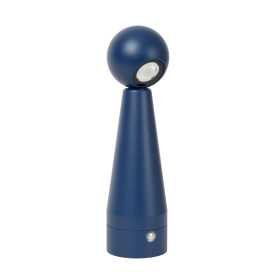 IPSOS - Lampe de table Rechargeable - Batterie/Piles - LED Dim to warm - 1x3W 3000K/3200K - Bleu 2