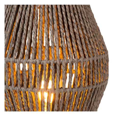 CORDULLE - Lampe de table - 1xE27 - Gris