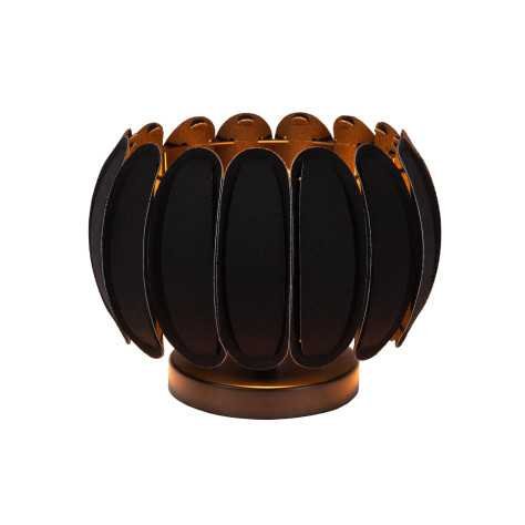 SPENCER - Lampe de table - Ø 30 cm - 1xE27 - Noir