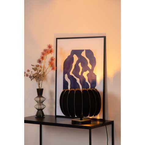 SPENCER - Lampe de table - Ø 30 cm - 1xE27 - Noir