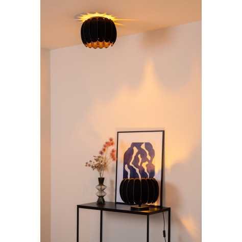 SPENCER - Lampe de table - Ø 30 cm - 1xE27 - Noir