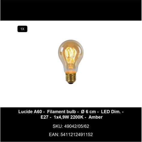 SPENCER - Lampe de table - Ø 30 cm - 1xE27 - Noir