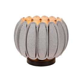 SPENCER - Lampe de table - Ø 30 cm - 1xE27 - Gris