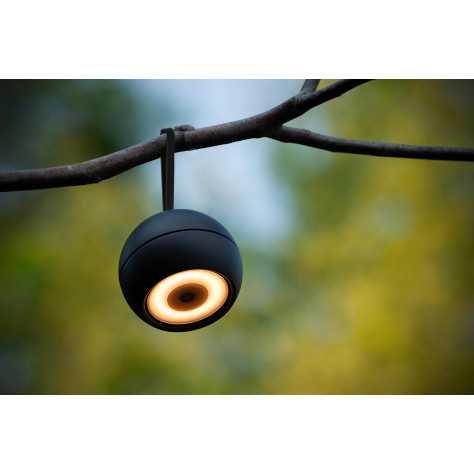 LUNEX - Applique murale Intérieur/Extérieur Rechargeable - Batterie/Piles - LED Dim. - 1x2W 3000K - IP54 - Magnétique -