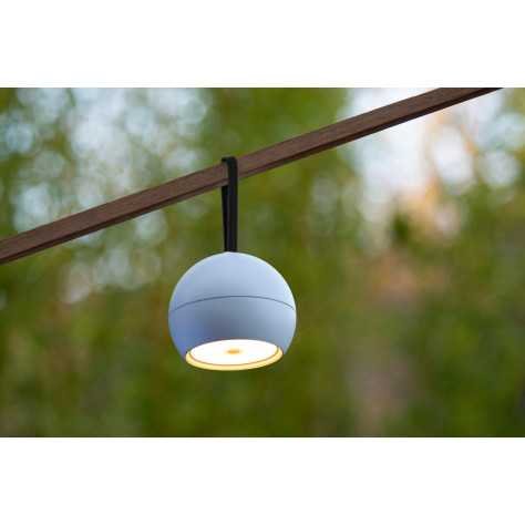 LUNEX - Applique murale Intérieur/Extérieur Rechargeable - Batterie/Piles - LED Dim. - 1x2W 3000K - IP54 - Magnétique -