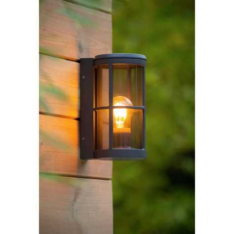 NAVI - Applique murale Intérieur/Extérieur - 1xE27 - IP54 - Anthracite