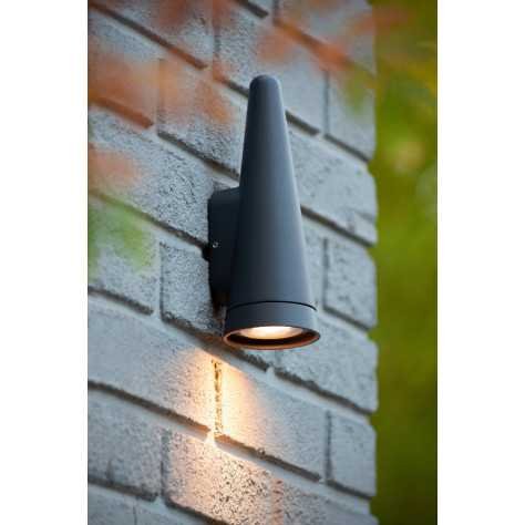 WIZARD - Applique murale Intérieur/Extérieur - LED Dim. - 1xGU10 - IP54 - Anthracite