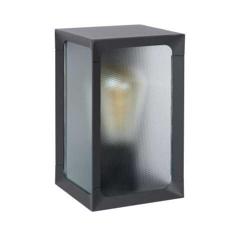 CAGE - Applique murale Intérieur/Extérieur - LED - 1xE27 - IP44 - Anthracite