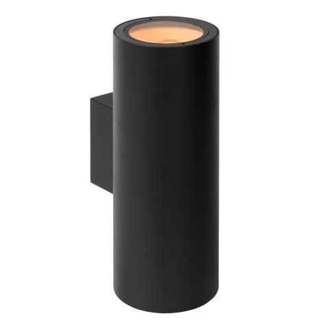 VOLANTIS - Spot mural / Applique mural Intérieur/Extérieur - 2xE27 - IP54 - Noir