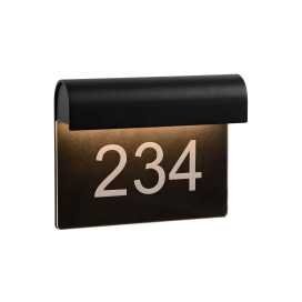 THESI LED - Applique murale Intérieur/Extérieur - LED - 1x8W 3000K - IP54 - Noir