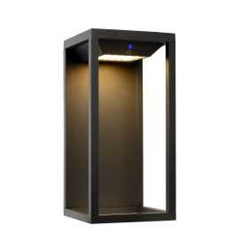 TENSO SOLAR - Applique murale Intérieur/Extérieur - LED - 1x2,2W 3000K - IP54Détecteur De Mouvement & Jour/Nuit - Anthr