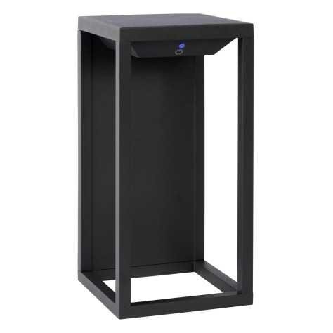 TENSO SOLAR - Applique murale Intérieur/Extérieur - LED - 1x2,2W 3000K - IP54Détecteur De Mouvement & Jour/Nuit - Anthr