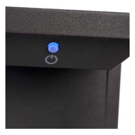 TENSO SOLAR - Applique murale Intérieur/Extérieur - LED - 1x2,2W 3000K - IP54Détecteur De Mouvement & Jour/Nuit - Anthr