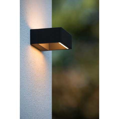 GOA - Applique murale Intérieur/Extérieur - LED - 1x10W 3000K - IP54 - Anthracite