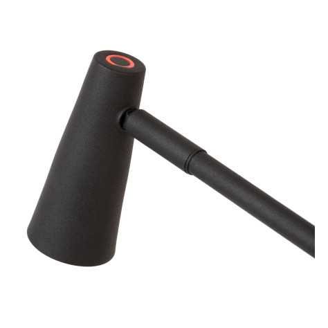 STIRLING - Lampe de table Rechargeable - Batterie/Piles - LED Dim. - 1x3W 2700K - 3 StepDim - Noir