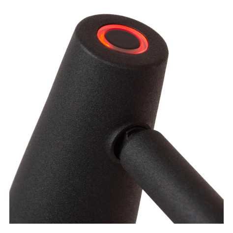 STIRLING - Lampe de table Rechargeable - Batterie/Piles - LED Dim. - 1x3W 2700K - 3 StepDim - Noir