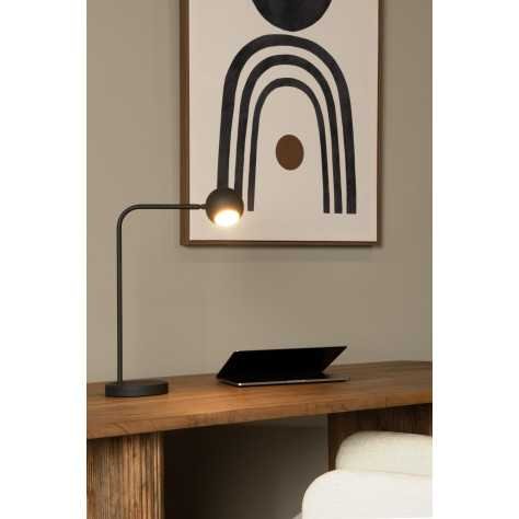 COMET - Lampe de table Rechargeable - Batterie/Piles - LED Dim. - 1x3W 2700K - 3 StepDim - Noir