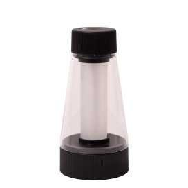 LORALI - Lampe de table Intérieur/Extérieur Rechargeable - Batterie/Piles - Ø 7,7 cm - LED Dim. - IP44 - Noir 2