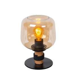 ILONA - Lampe de table - Ø 18 cm - 1xE27 - Ambre