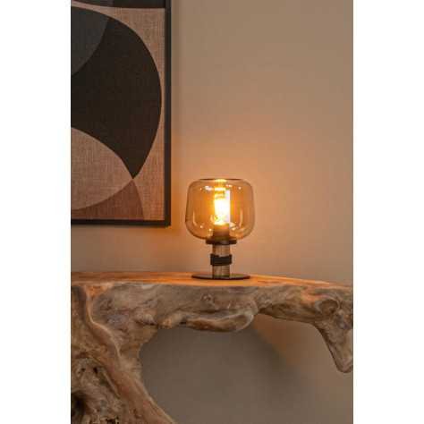ILONA - Lampe de table - Ø 18 cm - 1xE27 - Ambre