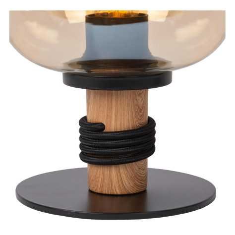 ILONA - Lampe de table - Ø 18 cm - 1xE27 - Ambre