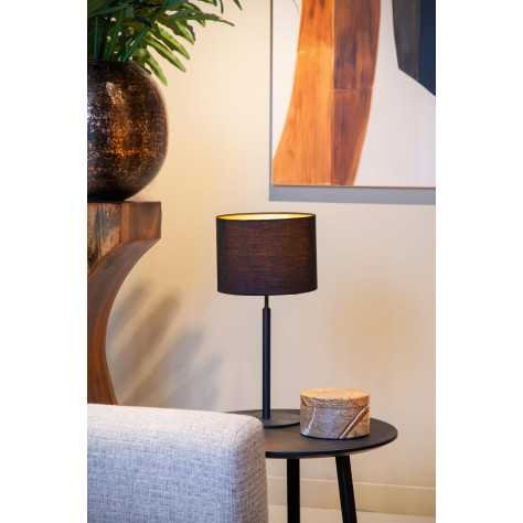 MAYA - Lampe de table - Ø 26 cm - 1xE27 - Noir