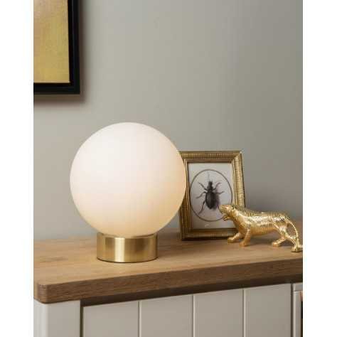 JORIT - Lampe de table - Ø 25 cm - 1xE27 - Opalin