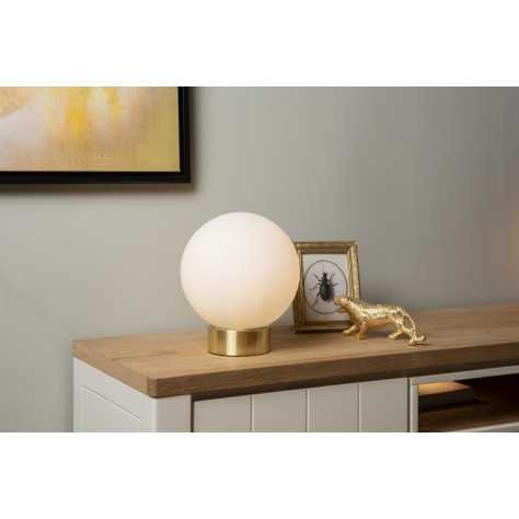 JORIT - Lampe de table - Ø 25 cm - 1xE27 - Opalin