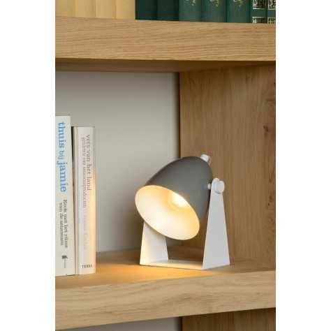 CHAGO - Lampe de table - 1xE14 - Gris