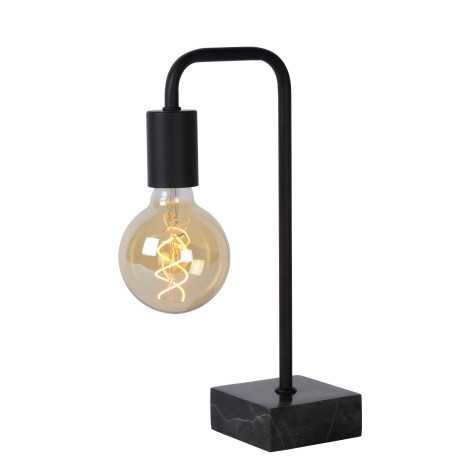 LORIN - Lampe de table - 1xE27 - Noir