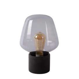 BECKY - Lampe de table - Ø 20 cm - 1xE27 - Fumé 2