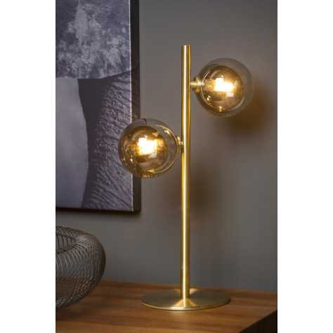 TYCHO - Lampe de table - 2xG9 - Or Mat / Laiton