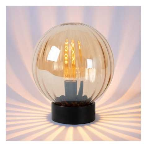 MONSARAZ - Lampe de table - Ø 25 cm - 1xE27 - Ambre