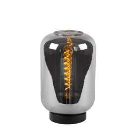JOANET - Lampe de table - Ø 22 cm - 1xE27 - Fumé
