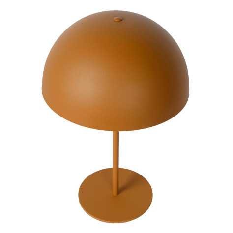 SIEMON - Lampe de table - Ø 25 cm - 1xE14 - Jaune Ocre