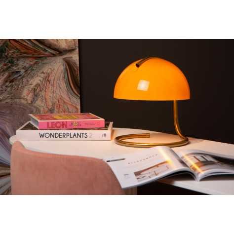 CATO - Lampe de table - Ø 23,5 cm - 1xE27 - Orange